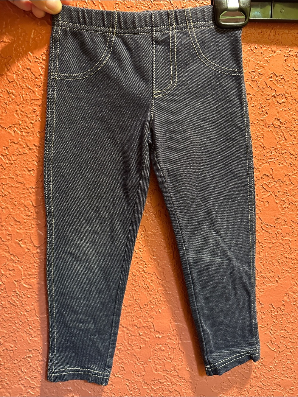 Carter's Navy Blue Jegging Leggings with Contrast Stitching